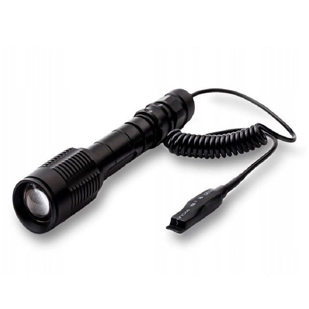 Trade Shop - Torcia 50000 Lumen Tattica/militare Per Fucile Led T6 Ricaricabile Zoom Bl-q2804 -