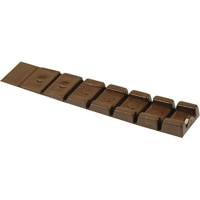 SPESSORE GRADUATO X MOBILE - PLASTICA MARRONE MM 1/8 MM 20X100 CF=PZ 150- 1 confezioni