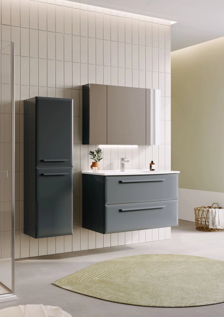 Mobile da bagno "Nuvola 40 v3" - 40 x 32 x 138 cm - Antracite