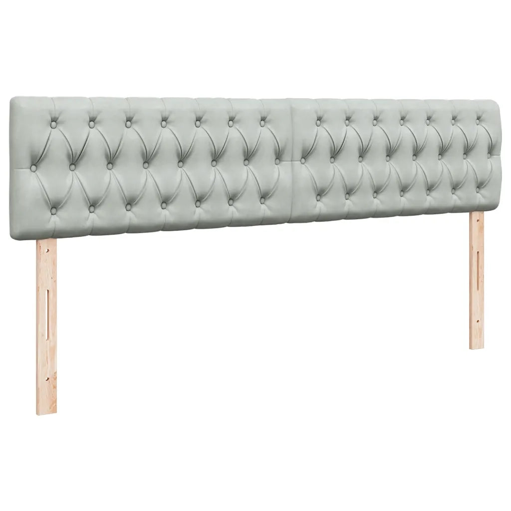 Struttura Letto Pouf con Materasso 160x200 cm in Velluto 3311855