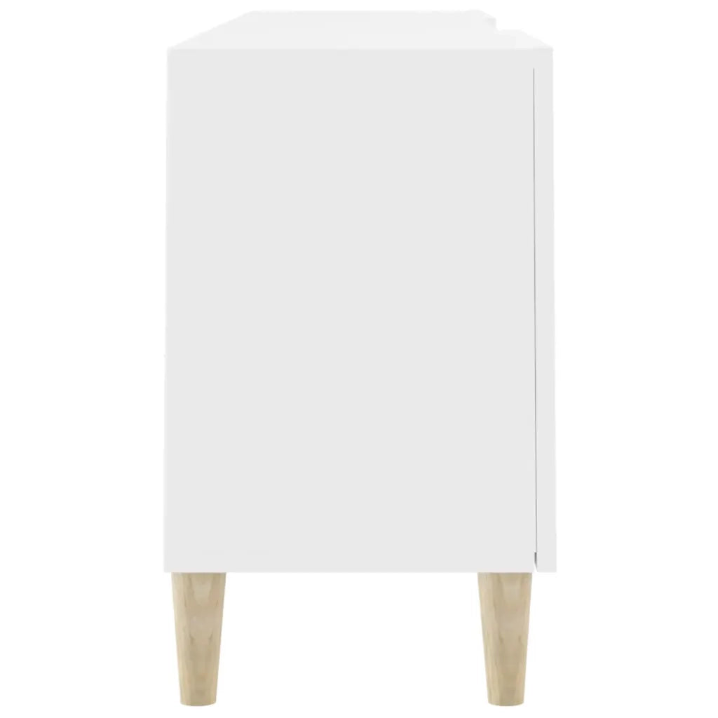 Mobile Porta TV-Mobile per TV-Credenza TV Bianco 150x30x50 cm in Legno Multistrato 767053