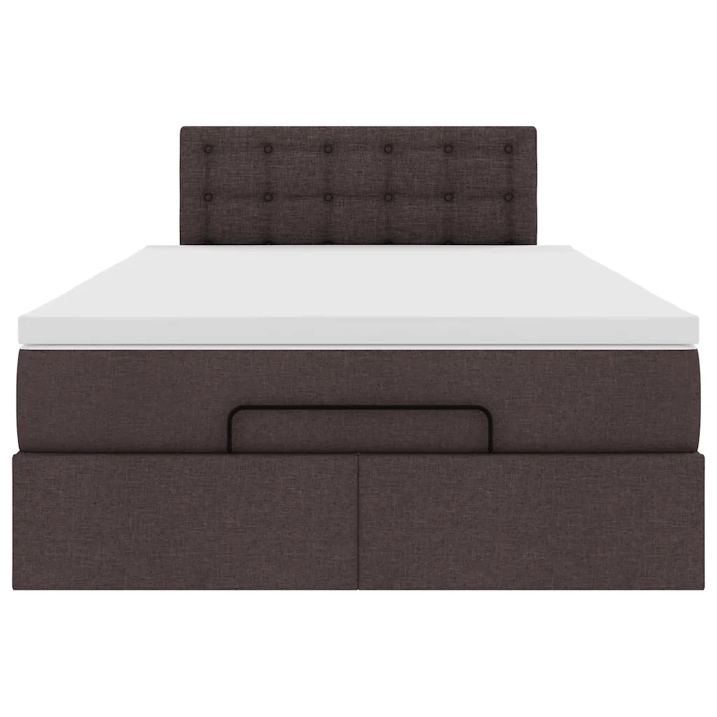 Struttura Letto Pouf con Materasso 80x200 cm in Tessuto