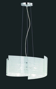 SIGNA SOSPENSIONE 3 VETRI DECORO FIRMA D. 50CM 3 LUCI ATTACCO E27