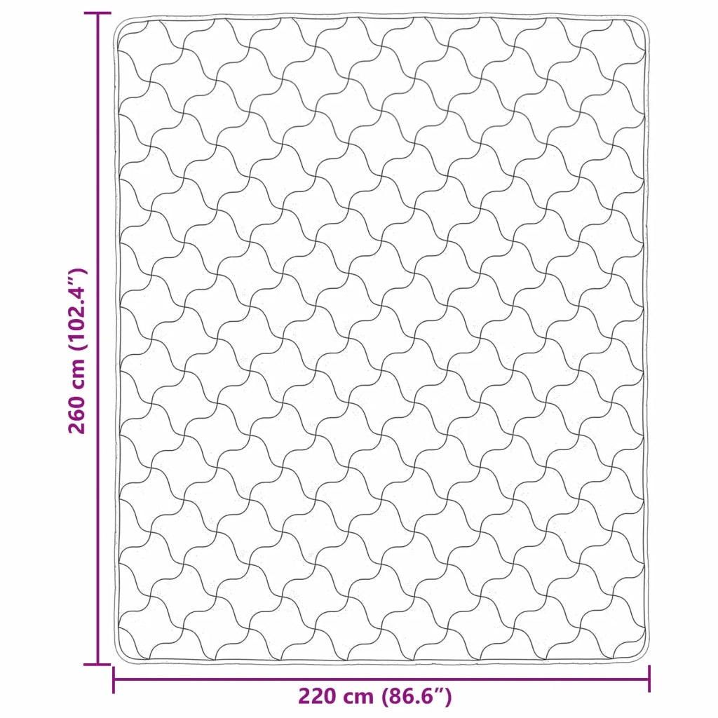 Piumone | Duvet Estivo Rosa 220 x 260 cm Microfibra e Fleece Teddy