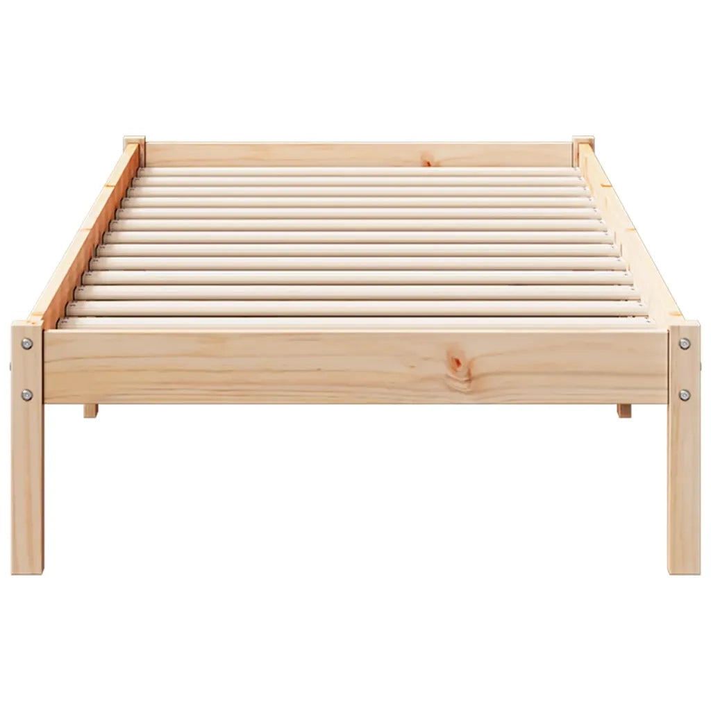 Letto Extra Lungo senza Materasso 80x220 cm in Legno di Pino 852414