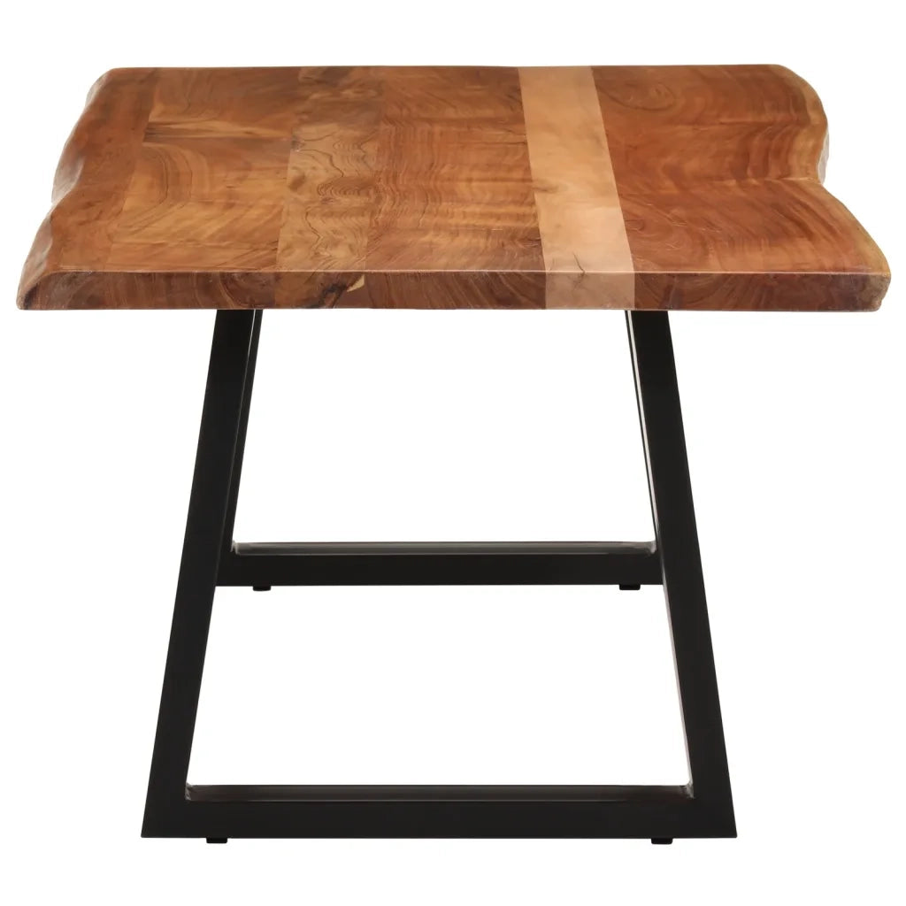 Tavolino da salotto | Tavolino da caff¨¨ | Tavolino da Soggiorno 110x55x40 cm in Legno Massello di Acacia