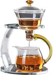 Theepot magnetico con servizio da tè semiautomatico per tè in foglie | Set di tè Luie Kung Fu