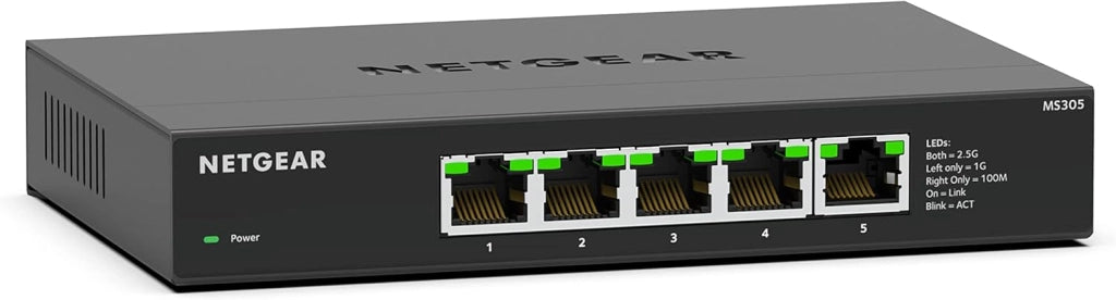 Switch Plus Multi-Gigabit Ethernet a 8 porte (MS308E), porte multi-gigabit da 1 G/2,5 G, montaggio su scrivania o a parete