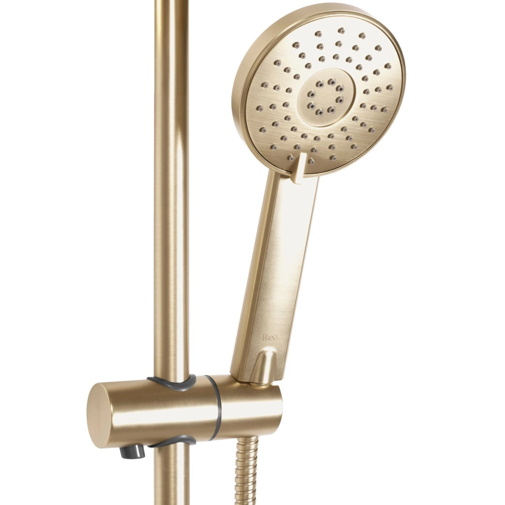 Set Doccia Da Incasso Rea Bliss Brush Gold