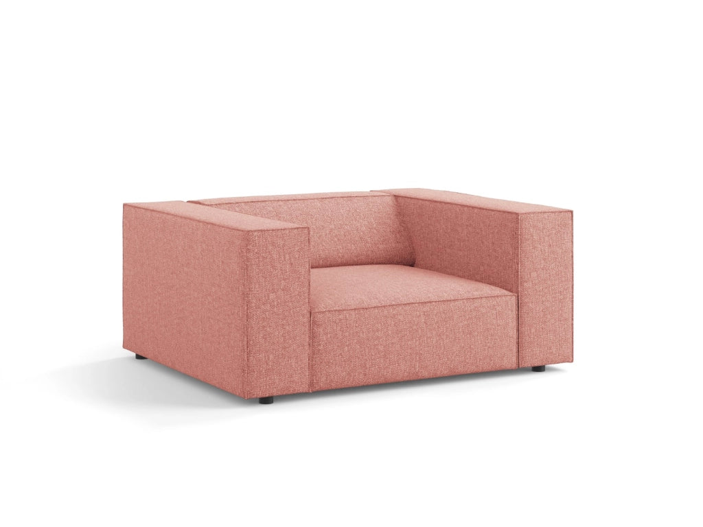 Cosmopolitan Design - Poltrona "Arendal" in ciniglia rosa 