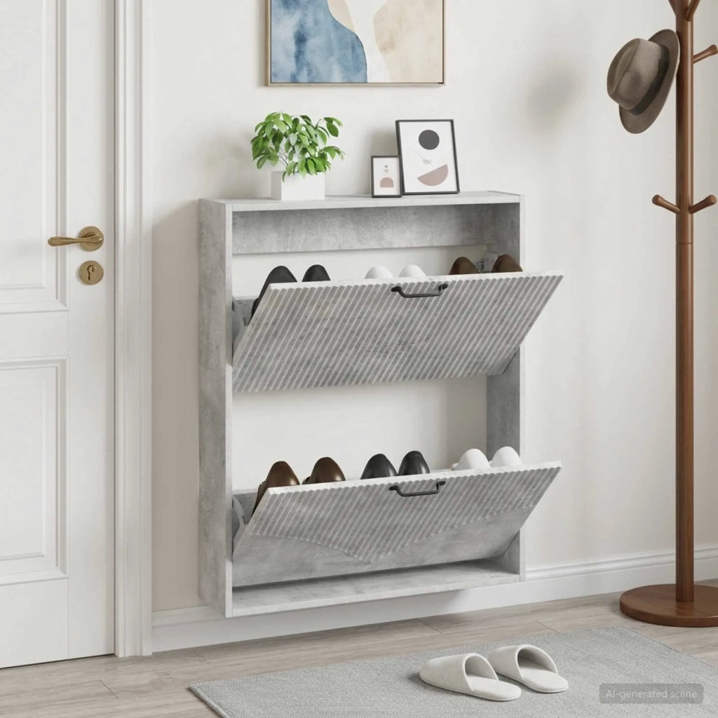 Mobiletto per Scarpe da Muro HOORN 71 x 17 x 86 cm 897298