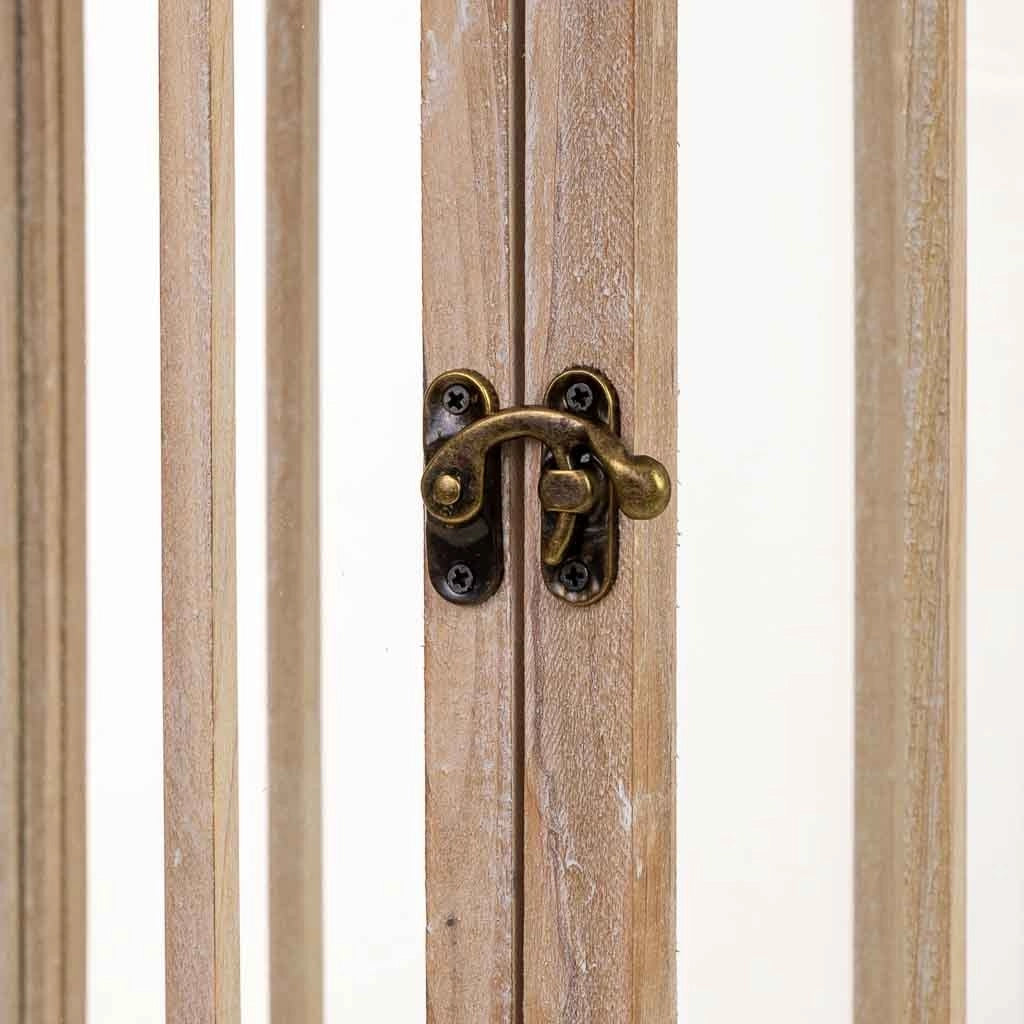 Lanterna in legno 30x30x73h cm