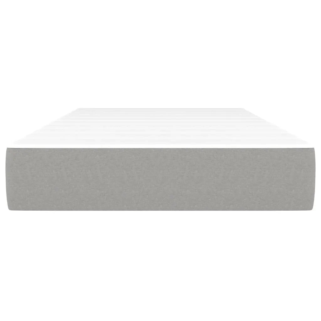 Materasso a Molle Insacchettate Rigidità Media Grigio Chiaro 80x200x20 cm 347674