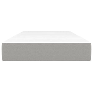 Materasso a Molle Insacchettate Rigidità Media Grigio Chiaro 80x200x20 cm 347674