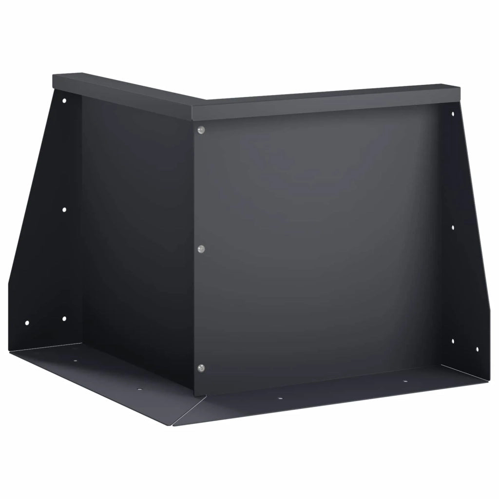 Muro di contenimento 50 x 50 x 40 cm Acciaio Antracite 8015175
