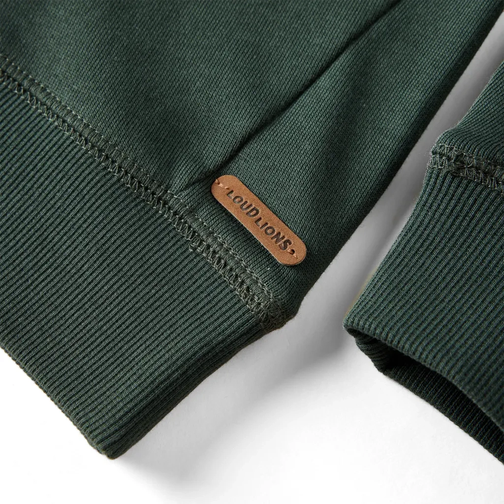 Felpa per Bambini Verde Scuro 92 13374