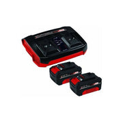 Einhell 2x 4.0Ah & Twincharger Kit PXC carica batterie AC