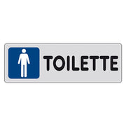 ETICHETTA SEGNALETICA TOILETTE wc bagno UOMINI man - EUROSIGNALS