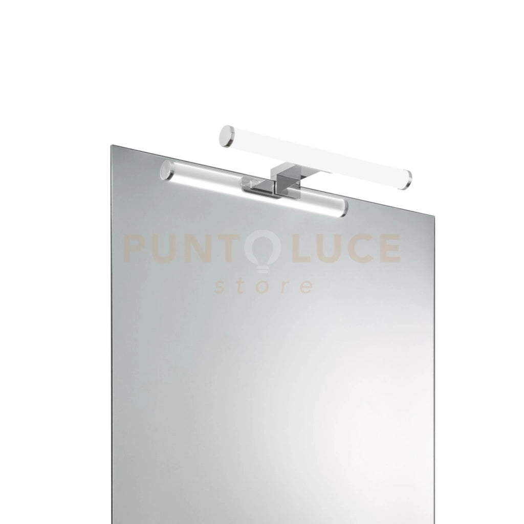 APPLIQUE LED YACHT CROMO FISSAGGIO PARETE E SPECCHIO 5W 600LM 3000K IP44 30X9,6X4,45CM