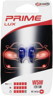 Coppia lampadine auto blu power in vetro W5W W2,1X9,5D 12V 5W