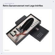 Set di penna a forma di uccello in stile retro - Calamita di fissaggio - Regalo per amici - Punta di penna in acciaio inossidabile - Maniglia comoda - Cavi di scrittura finemente lavorati - Set di scrittura