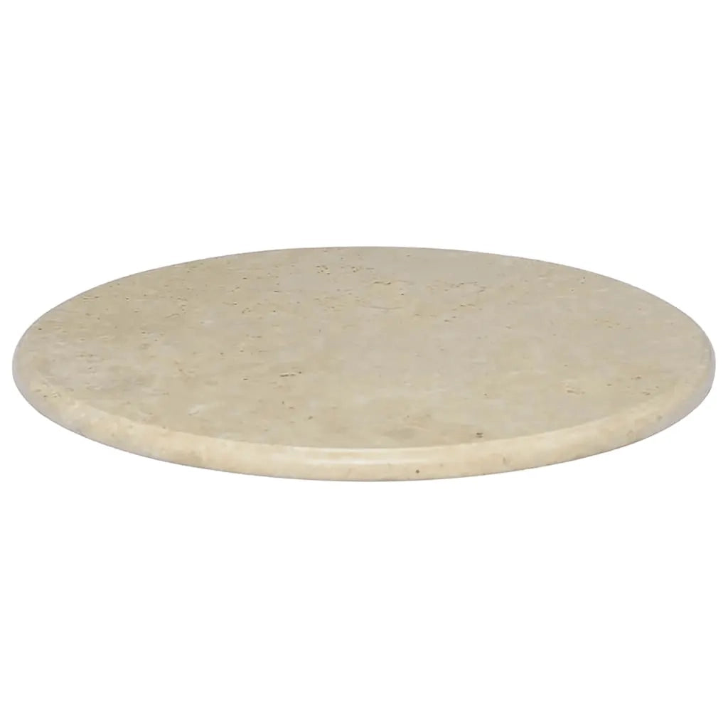 Piano per Tavolo Crema Ø60x2,5 cm in Marmo 149195