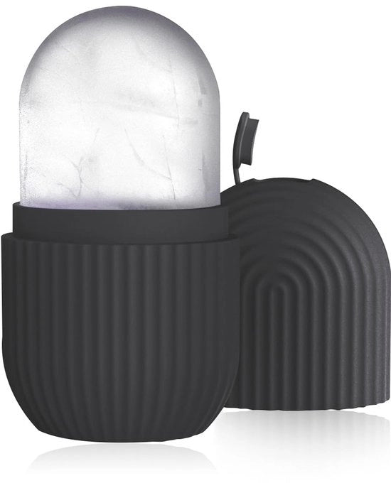 Apparecchio per massaggi facciali con rotella antiscivolo - Contour della pelle con rotella di ghiaccio - Riduzione delle borse e delle occhiaie - Disegno ergonomico