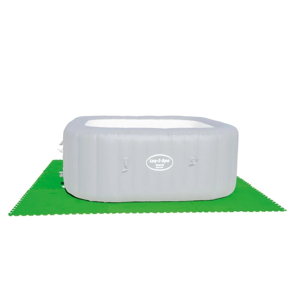 TAPPETO SOTTOPISCINA VERDE 78X78CM 9PZ 4,6MQ