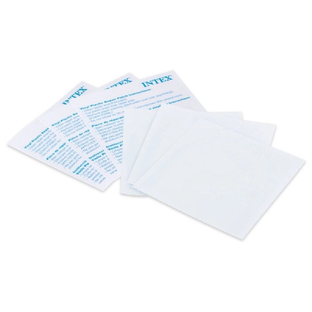 Trade Shop - Kit 6 Pz Toppe Di Riparazione Patch Gonfiabili Piscina In Plastica Adesiva 59631 -