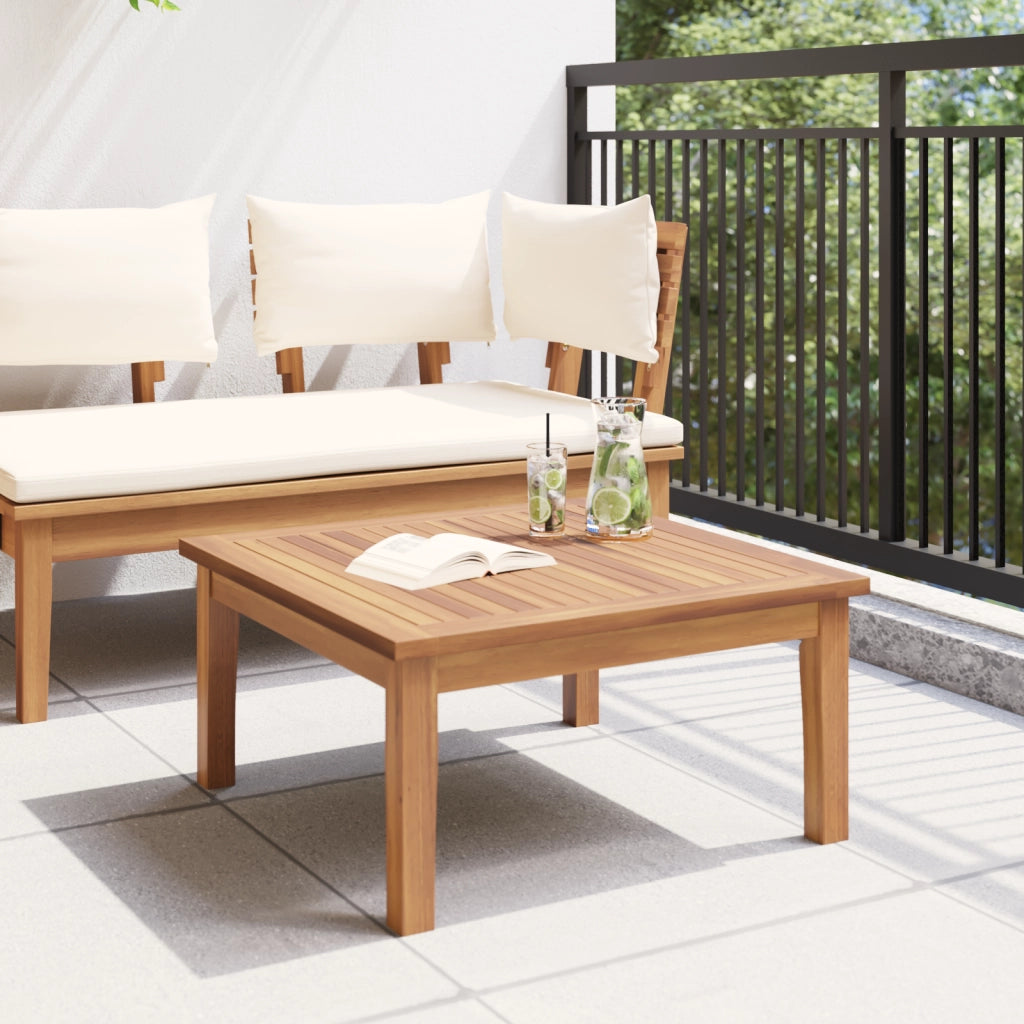 Tavolo da Giardino 60x60x30 cm Legno Massello Teak