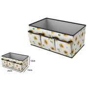 Trade Shop - Box Scatola Salvaspazio Armadio Contenitore Porta Oggetti Organizer 25x15x12 Cm -