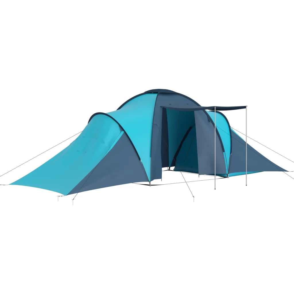 Tenda da campeggio | Tenda da campo per 6 Persone Blu Marino e Azzurro