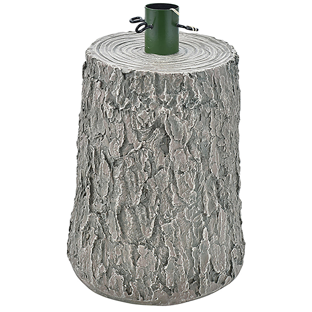 Base Supporto Albero Natale Chiaro Tronco Natalizio Attacco Universale H 55 cm