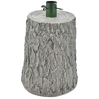 Base Supporto Albero Natale Chiaro Tronco Natalizio Attacco Universale H 55 cm