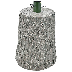 Base Supporto Albero Natale Chiaro Tronco Natalizio Attacco Universale H 55 cm