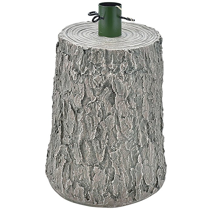 Base Supporto Albero Natale Chiaro Tronco Natalizio Attacco Universale H 55 cm