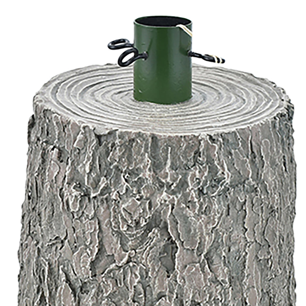 Base Supporto Albero Natale Chiaro Tronco Natalizio Attacco Universale H 55 cm