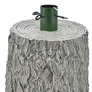 Base Supporto Albero Natale Chiaro Tronco Natalizio Attacco Universale H 55 cm