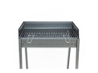 Barbecue a carbone Lisa Vesuvio 60x40 portatile in ferro alluminato