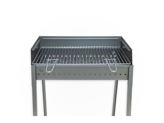 Barbecue a carbone Lisa Vesuvio 60x40 portatile in ferro alluminato