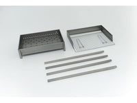 Barbecue a carbone Lisa Vesuvio 60x40 portatile in ferro alluminato