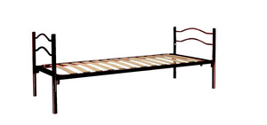 Letto singolo modello 553 cm 82x203x73h Antracite