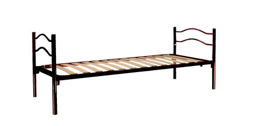 Letto singolo modello 553 cm 82x203x73h Antracite