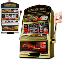 Salvadanaio Slot Machine con Luci Stile Las Vegas Gioco Arcade Idea Regalo