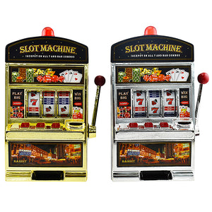 Salvadanaio Slot Machine con Luci Stile Las Vegas Gioco Arcade Idea Regalo