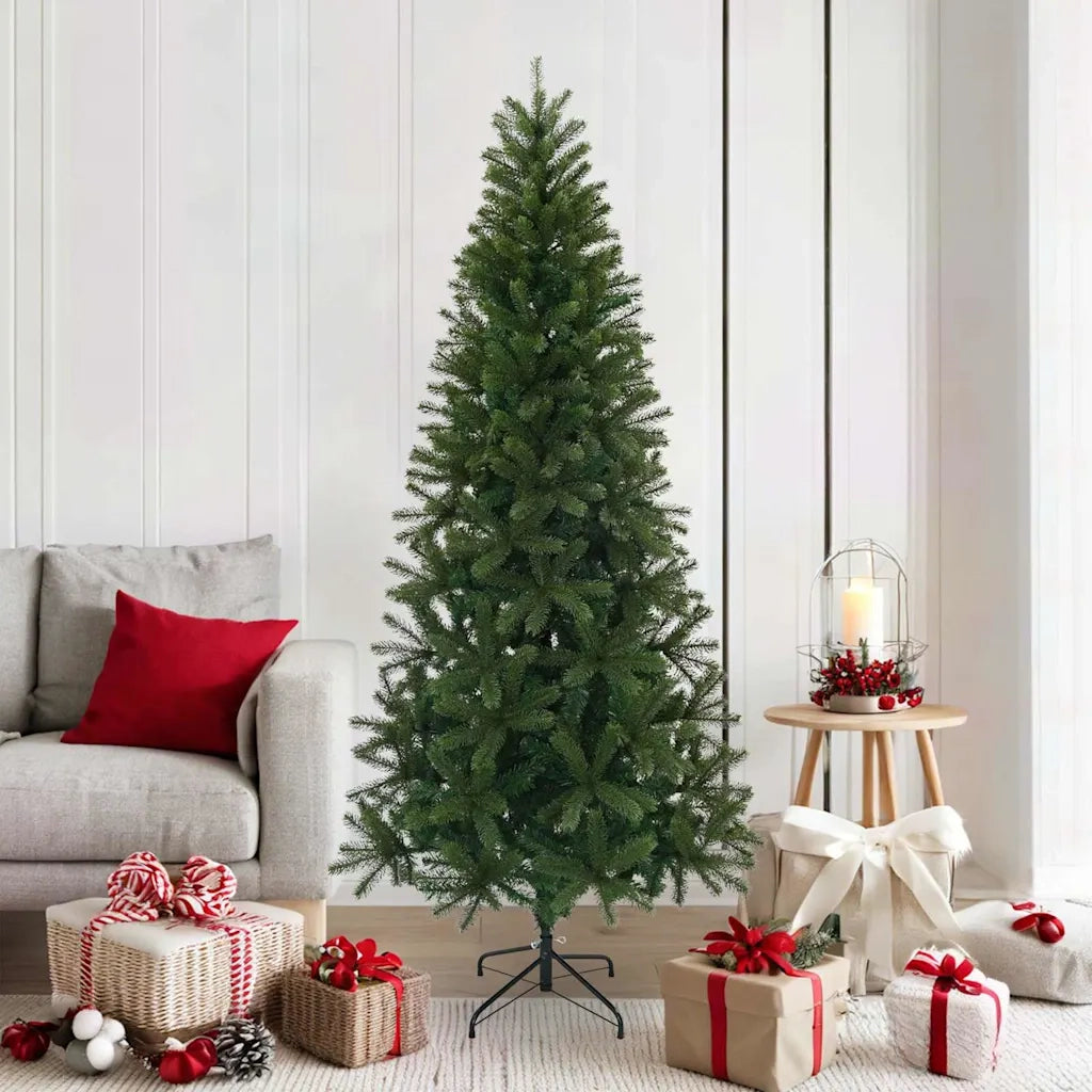 Albero di Natale artificiale Verde 180 cm PVC, PE e acciaio