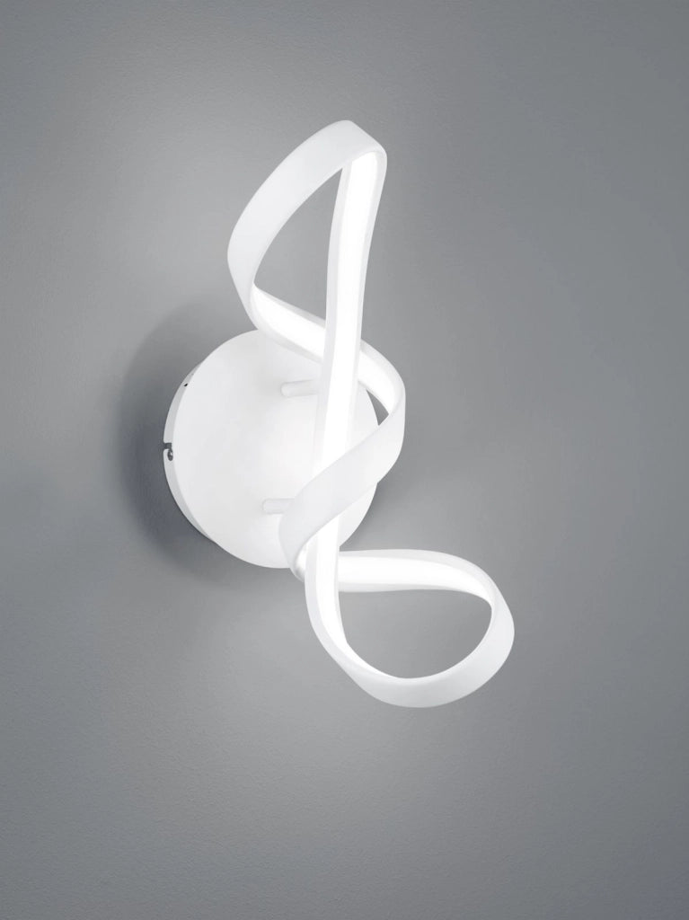 PERUGIA APPLIQUE LED 18W 2400lm, 4000K BIANCA CON DIMMERAZIONE AD INTERRUTTORE H.40CM