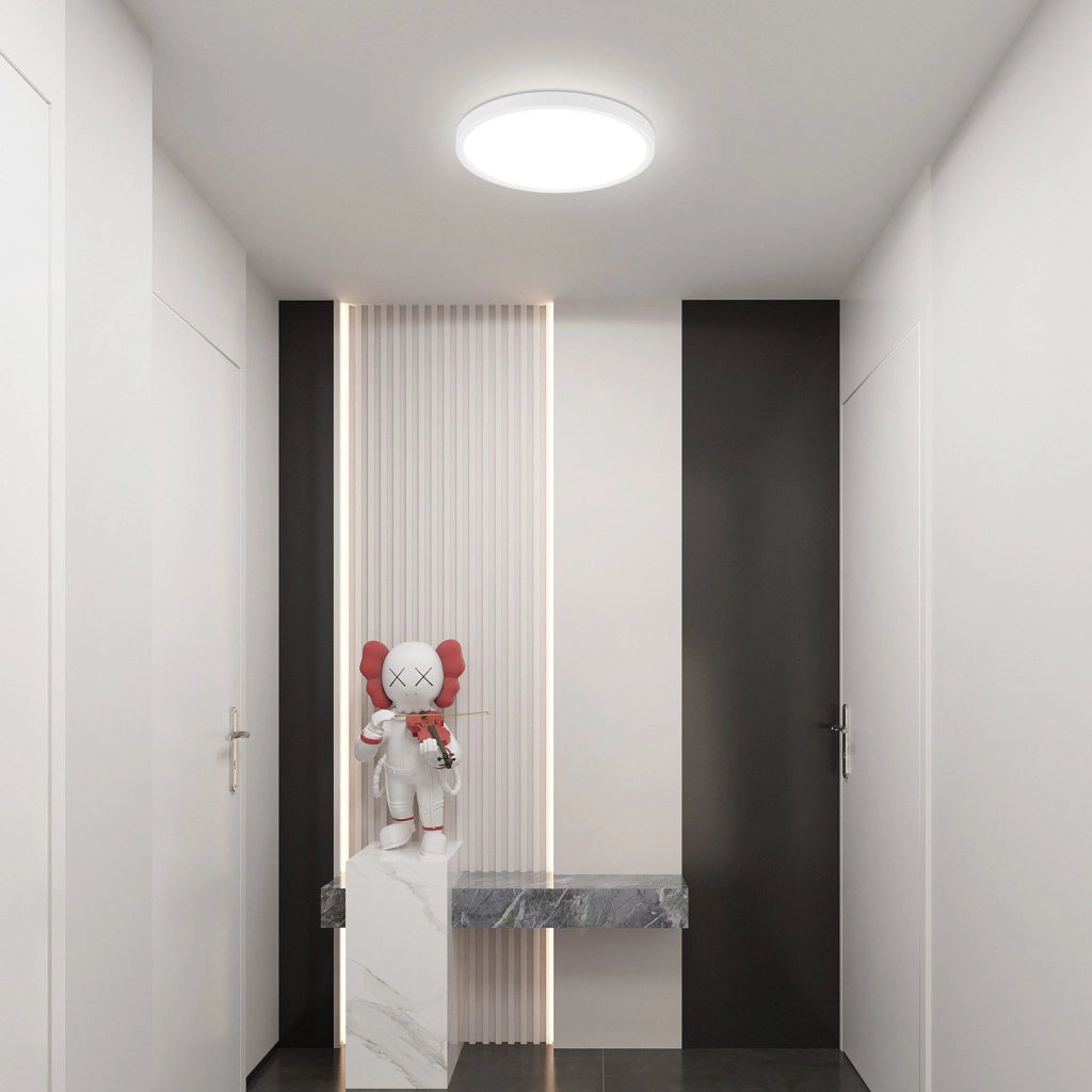 ZMH Lampada da soffitto LED piano 18cm 15W bianco 6000K moderna per cucina corridoio camera letto