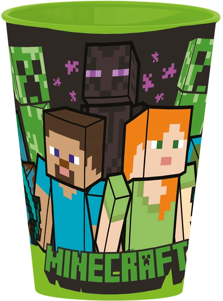 Bicchiere per Bambini con grafica di Minecraft da 260 ml