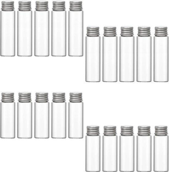 Bottiglie in Alluminio - Diversi Capacità - 10 ml e 15 ml - Mini Flaconi - Per Dolci e Liquidi